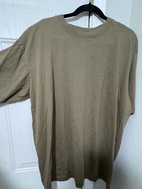 Men's Short Sleeve Crew Neck Tee - Olive Green
